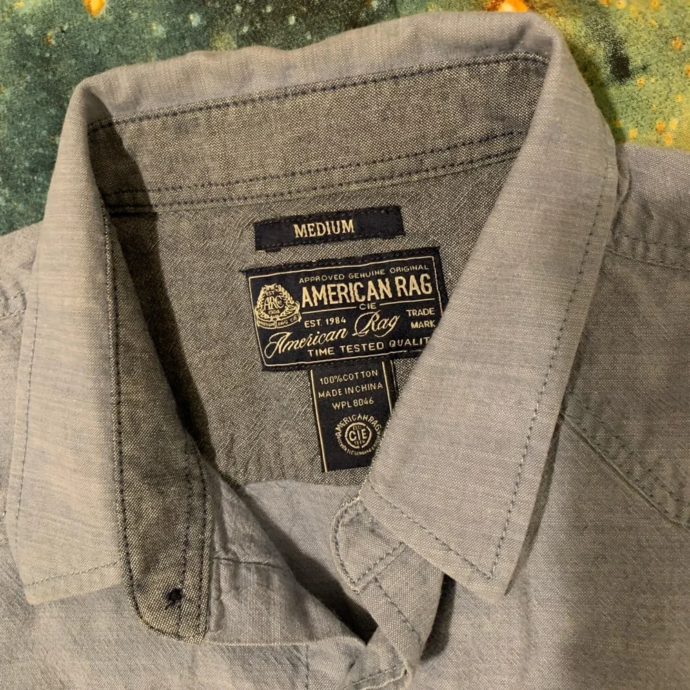American Rag denim shirt - Picture 2 of 4